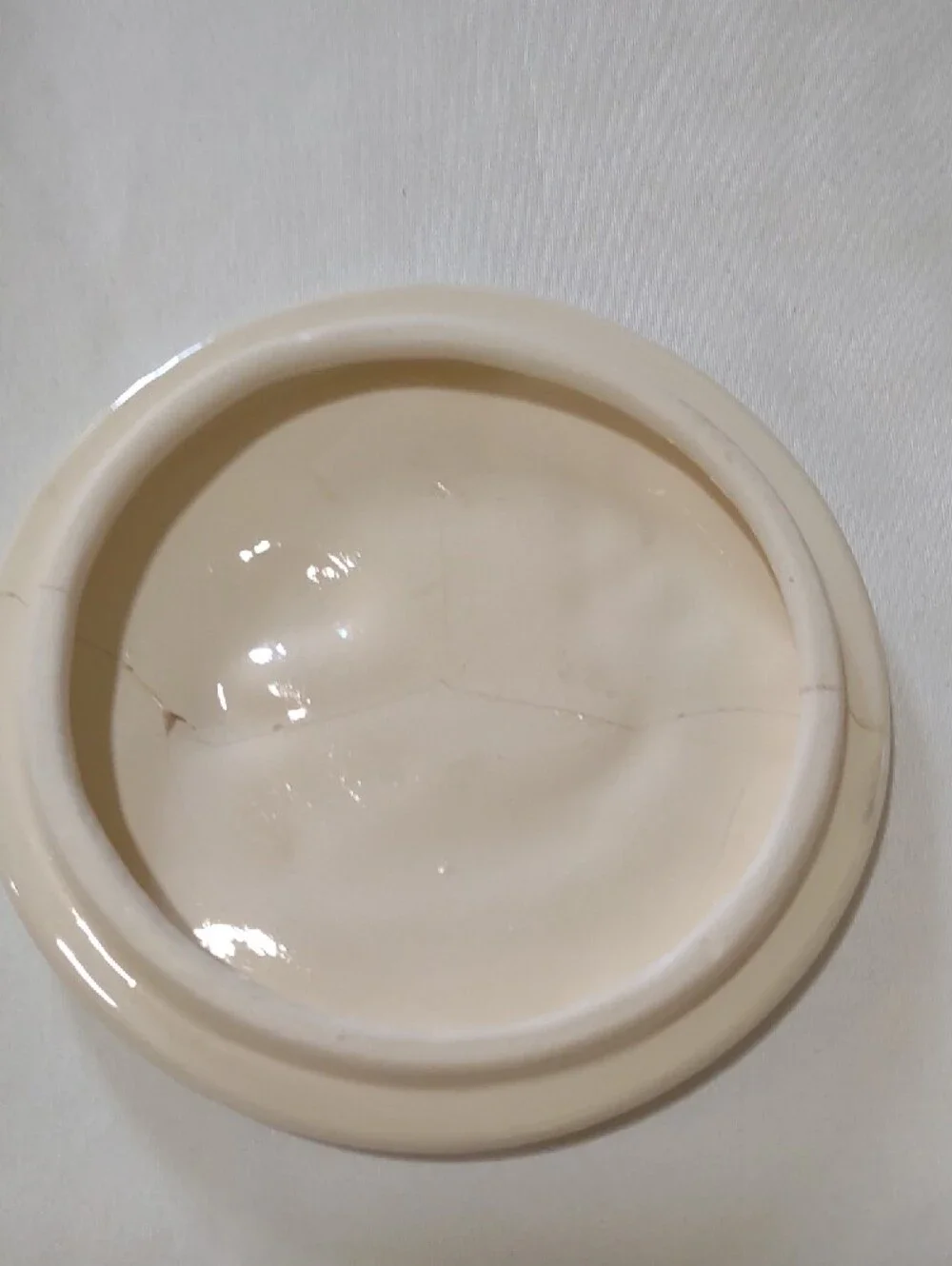 Vintage Crane Ceramic Trinket Box